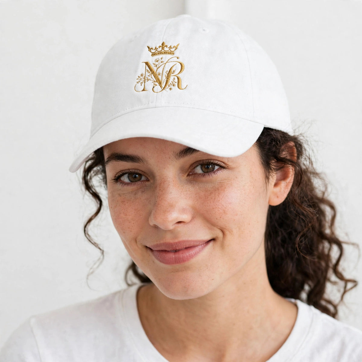Nova Royal Purple Baseball Cap in White