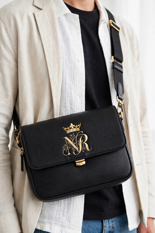 Nova Royal Crossbody Bag in Black