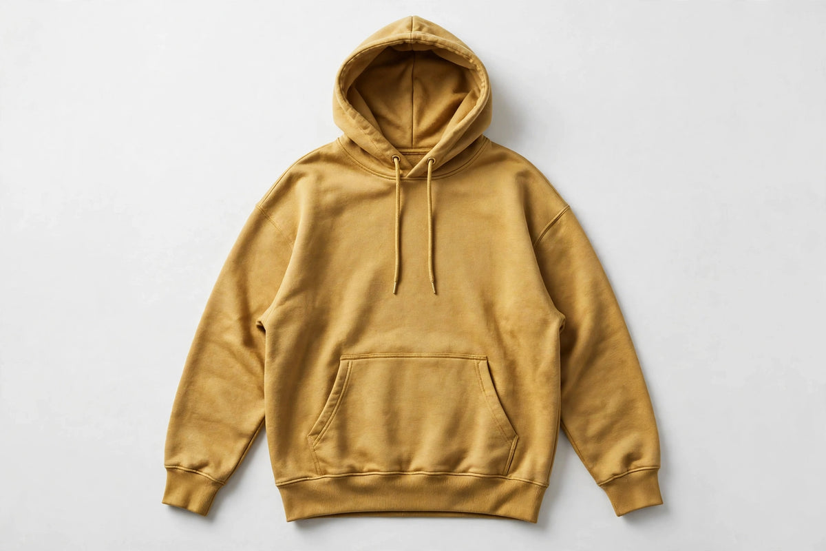 Women's Oversized Street Hoodie - Gold