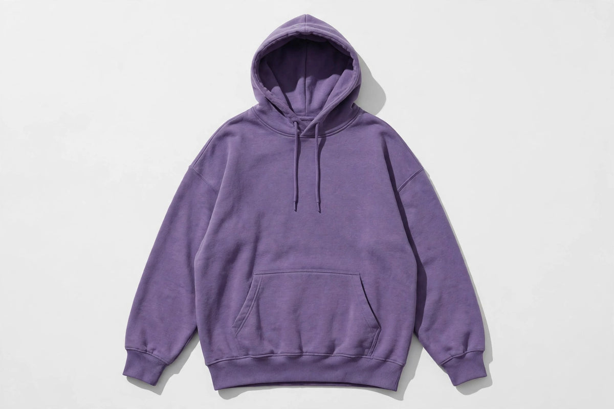 Women's Oversized Street Hoodie - Purple